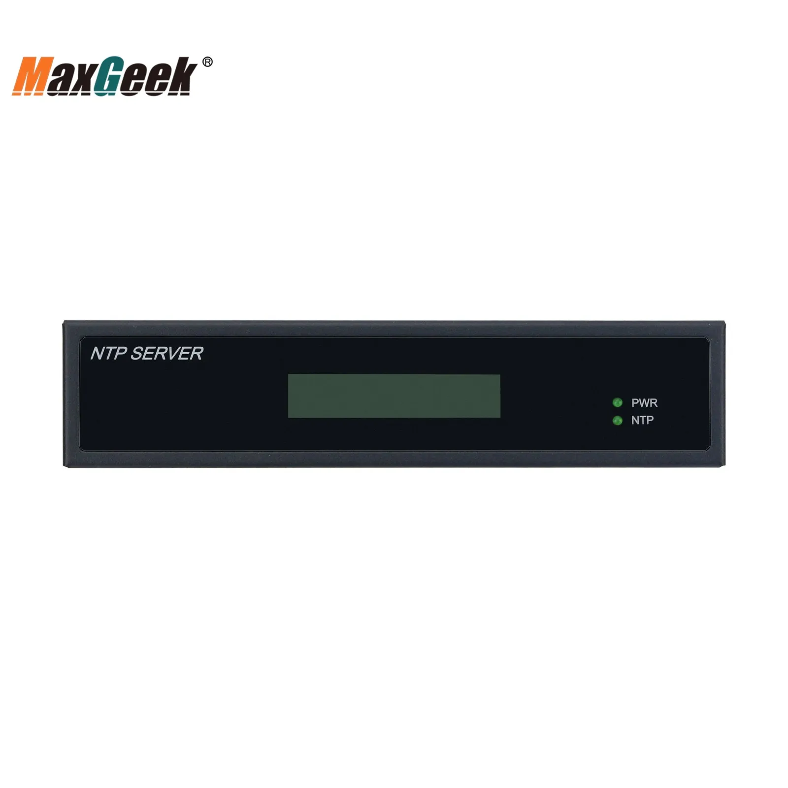 Maxgeek TF-NTP-LITE ntp server + 10m antenne netzwerk zeit server mit bildschirm 2 netzwerk ports unterstützung für beidou gps glonass qzss