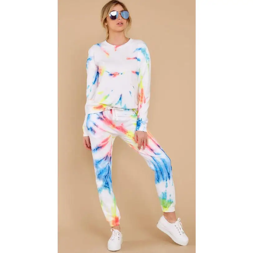 

Новинка 2020, весна-лето, повседневный комплект с длинными штанами с капюшоном Све, женский костюм-двойка, домашняя одежда, удобное полиэфирное волокно