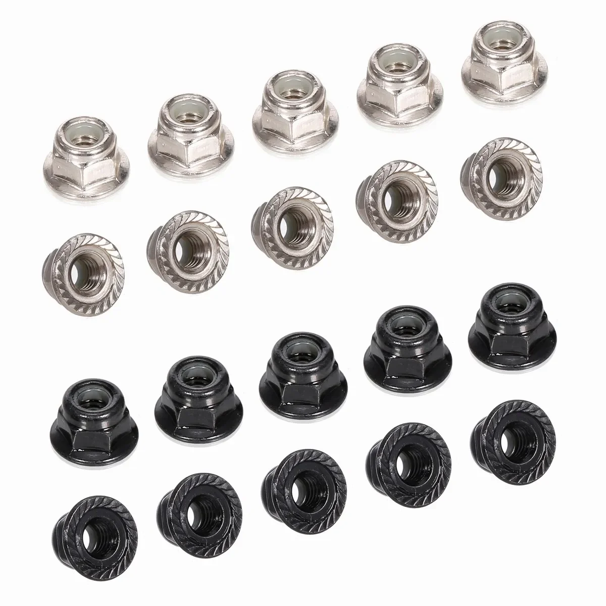 10 écrous de blocage de roue en métal 4mm M4 TRAXXAS 2.0 # 8347 Pour voiture RC 1/10 Crawler Traxxas TRX4 TRX6 Axial SCX10 90046