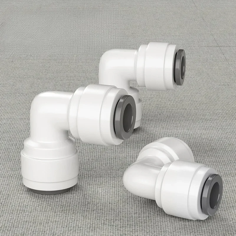 90° Elbow RO Water Fitting 15 Types Male Female Thread 1/4 3/8 POM Hose PE Pipe Connector Filter Reverse Osmosis Parts