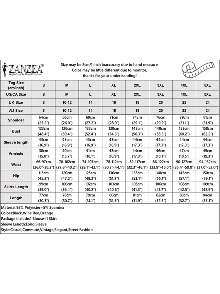 ชุดเซ็ตเสื้อแขนยาวและกระโปรงถักไหมพรมลายปะติดปะต่อ ZANZEA คอลเลคชั่นฤดูใบไม้ร่วง 2025 ชุดเข้าเซ็ตแฟชั่นสำหรับผู้หญิงมุสลิม ชุดสองชิ้นสำหรับฤดูหนาว