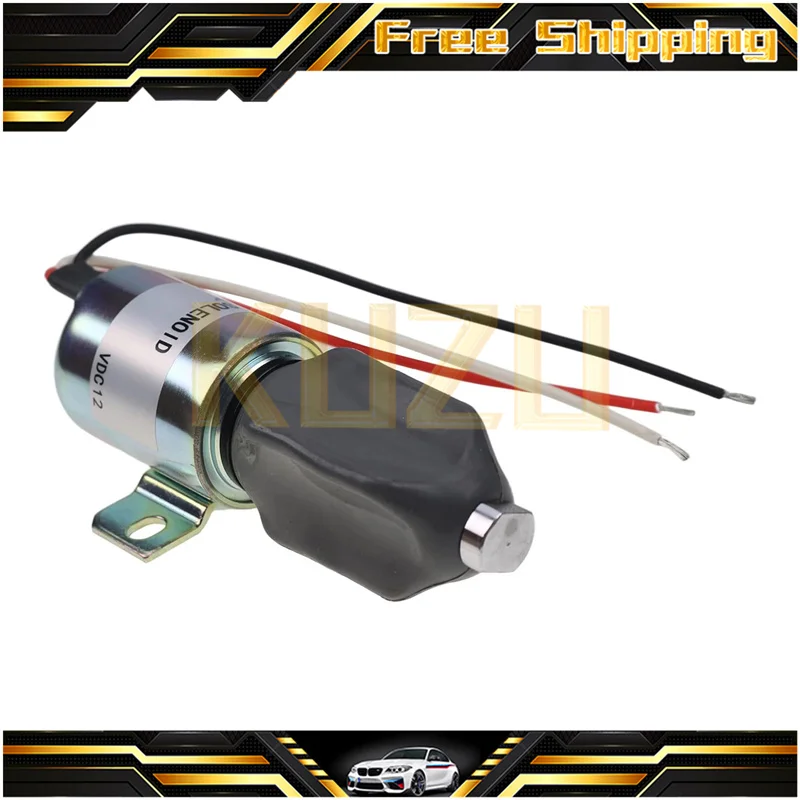 12V Fuel Shutdown Solenoid Valve 192196 1756ES-12E3ULB1S5 Fit for Miller Trailblazer 300D Welder