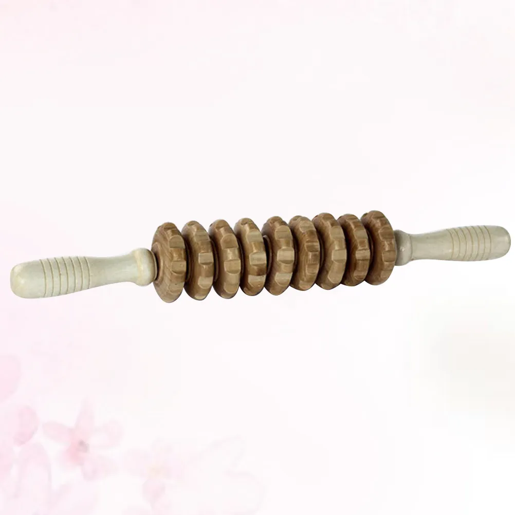 

1 шт. Деревянный массажный ролик высокой плотности для всего тела: шеи, спины, талии, ног – снимает усталость, улучшает кровообращение