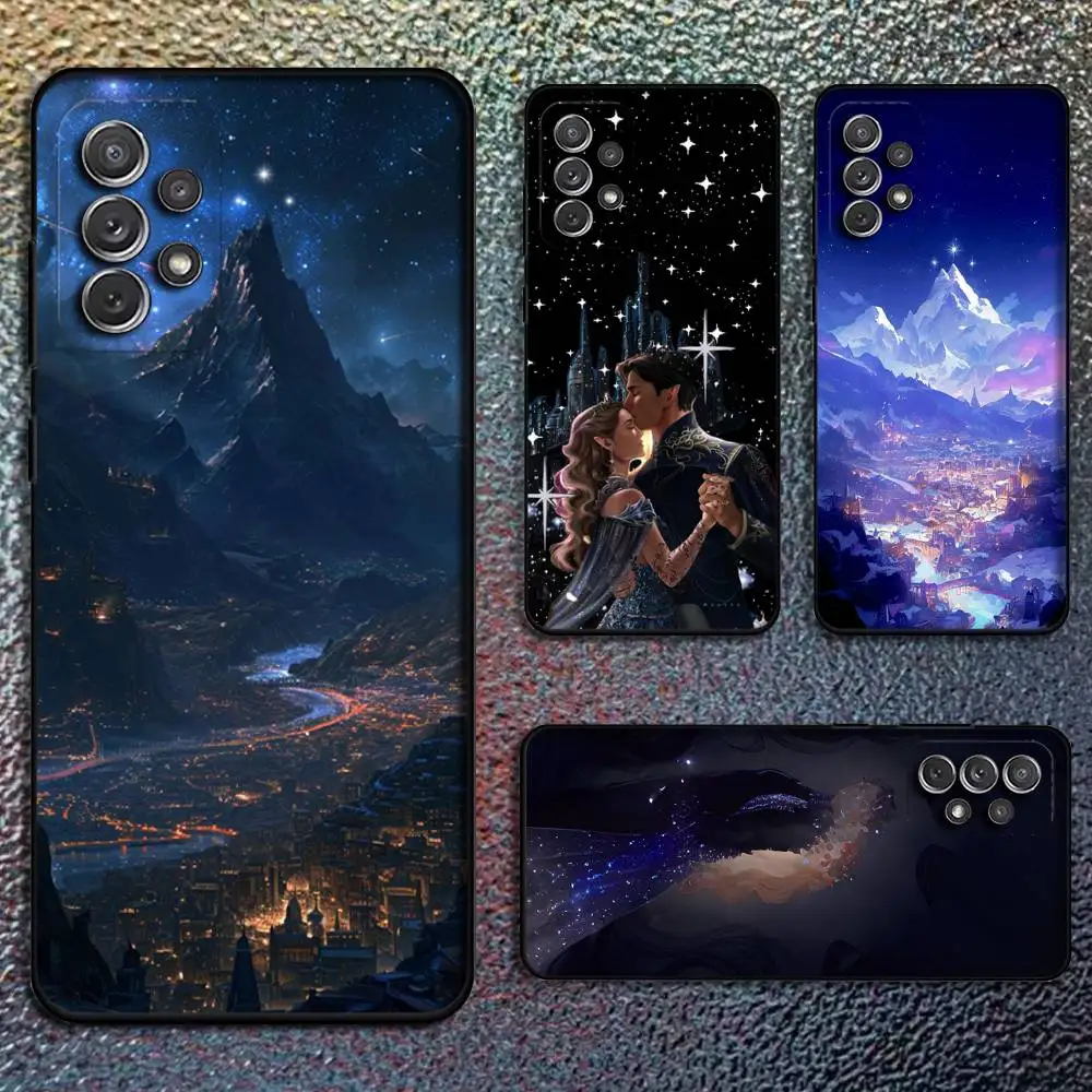 

Acotar Court M-Mist and Fury Phone Case For Samsung S25,S24,S21,S22,S23,S30,Ultra,S20,Plus,Fe,Lite,Note,10,9,5G Black Cover