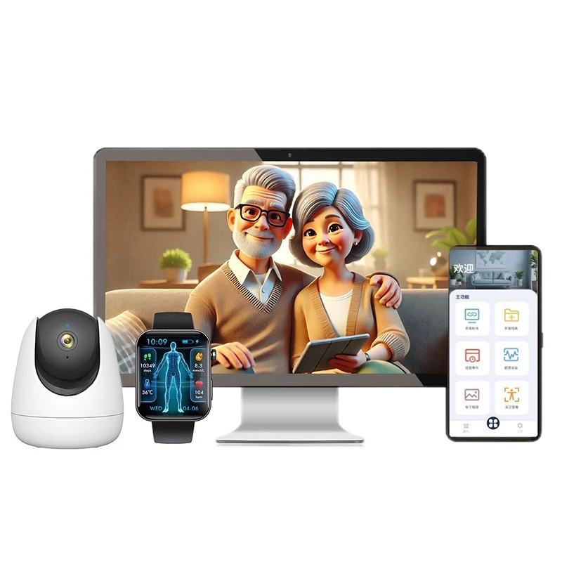 

Intelligent health monitoring reminder voice companion desktop robot assistant