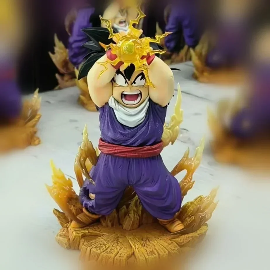 

18cm Anime Dragon Ball Mm Studio Gohan Figures Gk Angry Magic Flash Figure Gohan Figurine Ornaments Trend Home Decor Toys Gifts