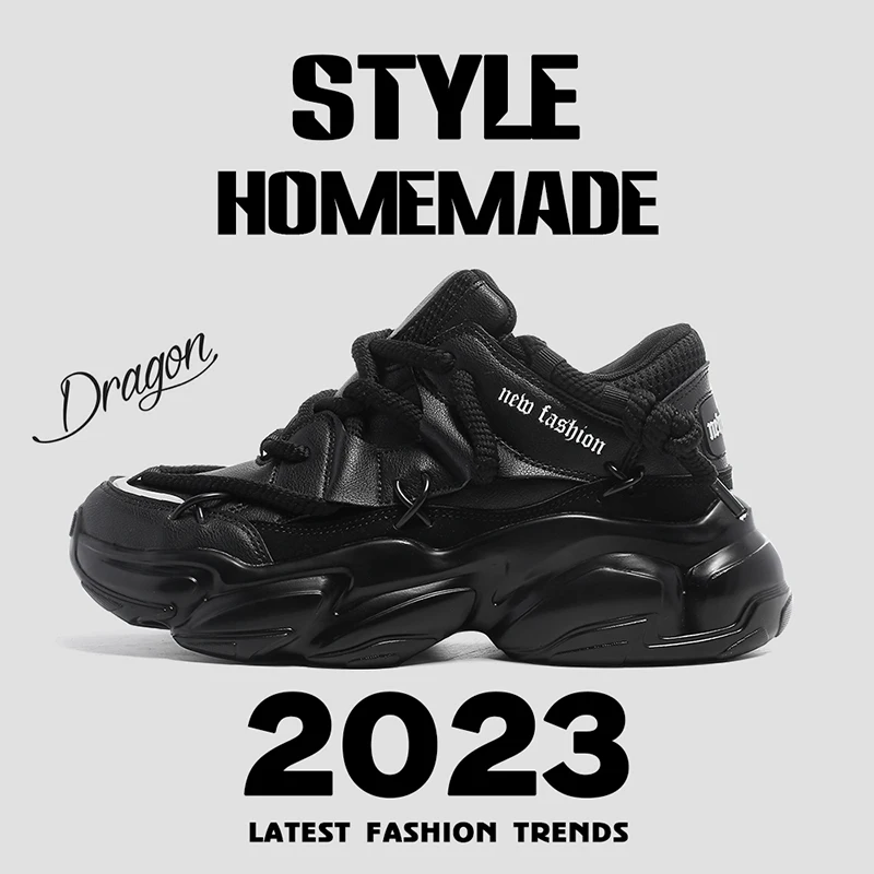 

Dad Shoes Women's Spring 2025 New Style Trendy Versatile Casual Thick soled Tire Shoes