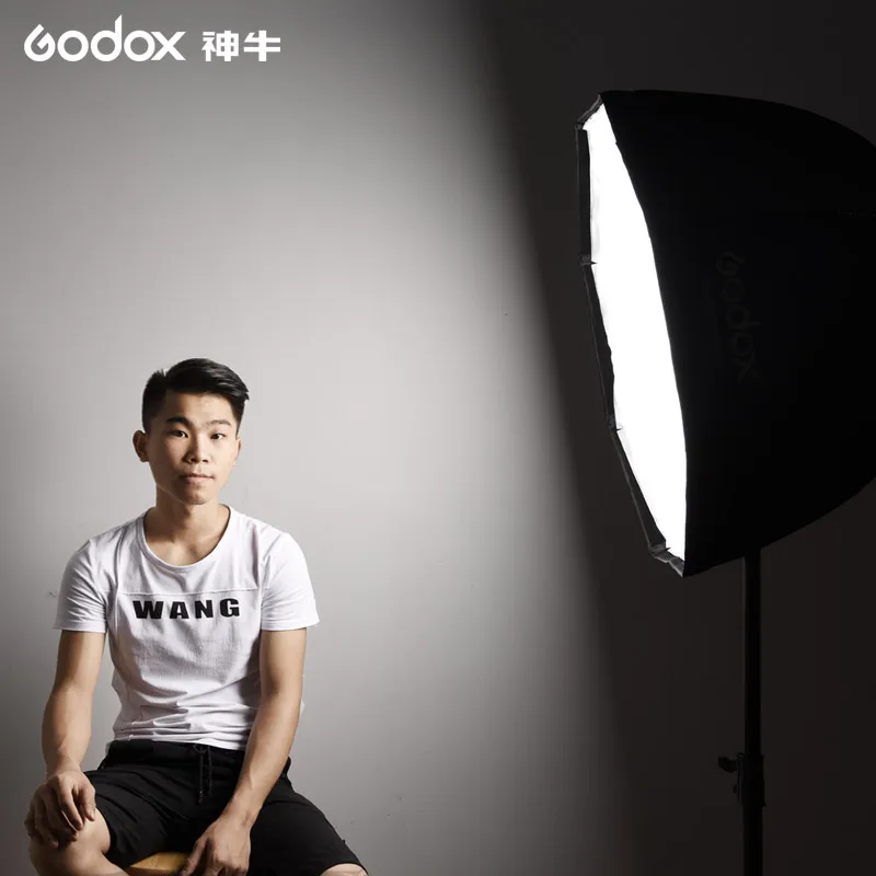 Godox Portable 80cm 120cm Reflector Softbox Umbrella Softbox + Honeycomb Grid for Flash Speedlight