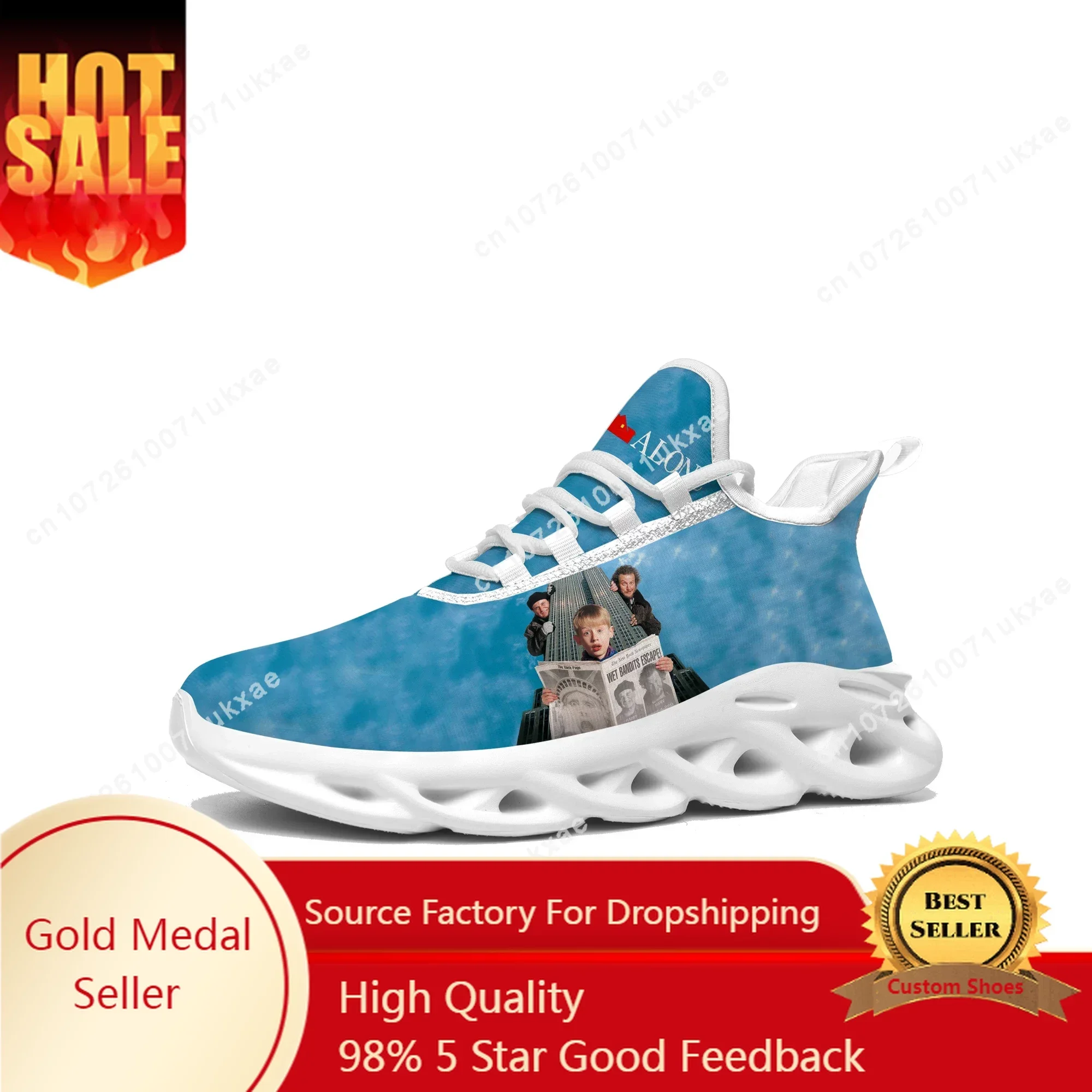 Home Alone Flats Sneakers Mens Womens Kevin Sports Running Shoes High Quality Sneaker Lace Up Mesh Footwear custom made Shoe