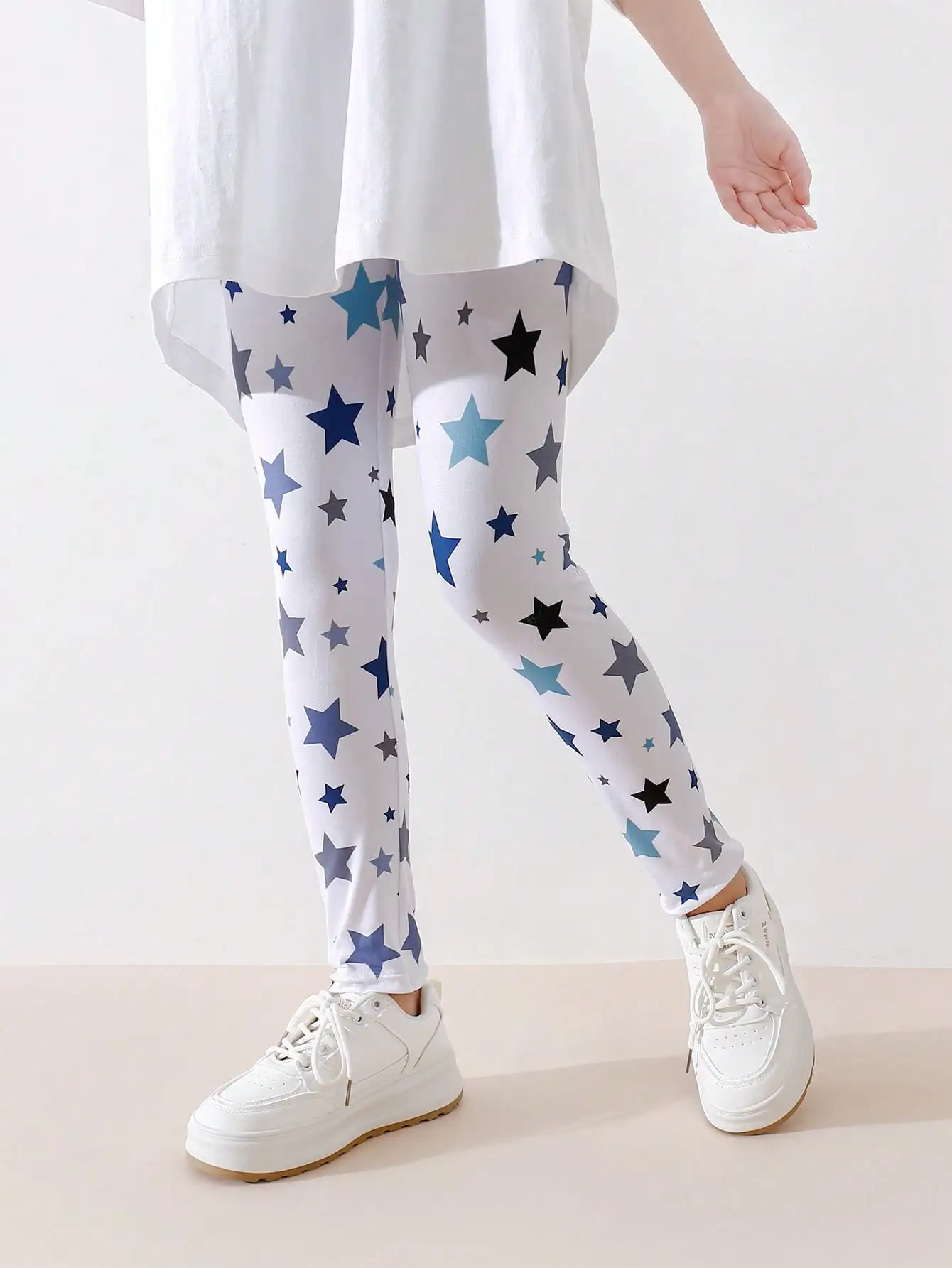 3er-Pack Mädchen-Leggings mit Cartoon-Motiv, dehnbar, atmungsaktiv, für alle Jahreszeiten, lässige Hosen, ideal als Unterhose oder als Freizeitkleidung, passend für Kinder von 2 bis 12 Jahren. – Detail 3