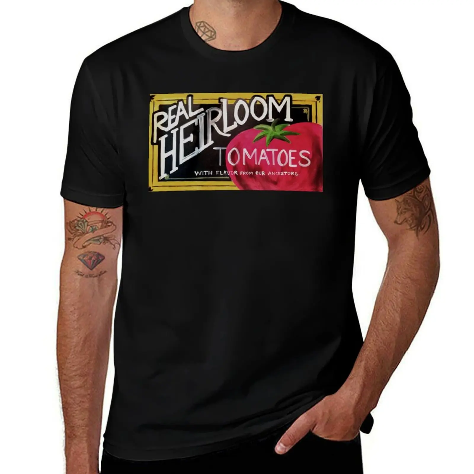 

Heirloom Tomatoes T-Shirt printed t shirts for man t shirts for man cotton funny
