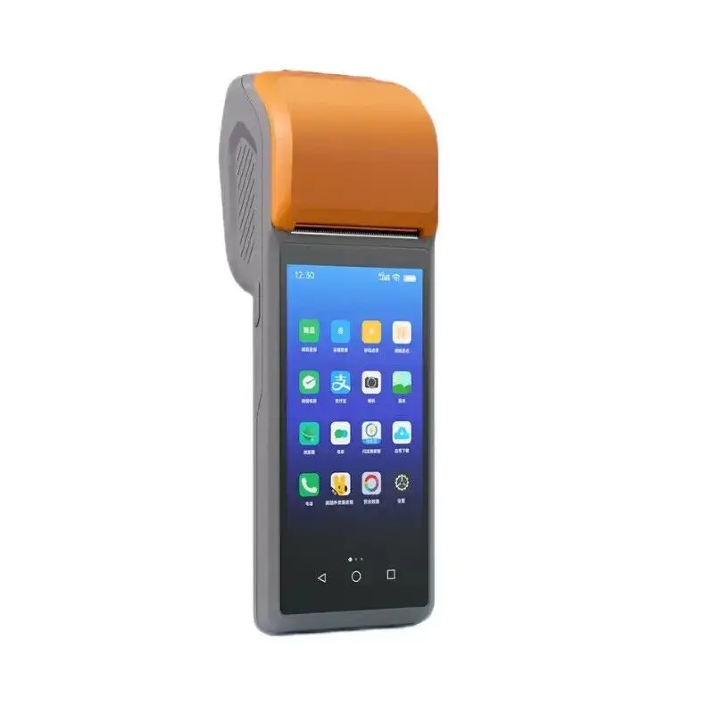 Android 11/4G Handheld POS Terminal HD Screen With Built-in 58mm Thermal Printer