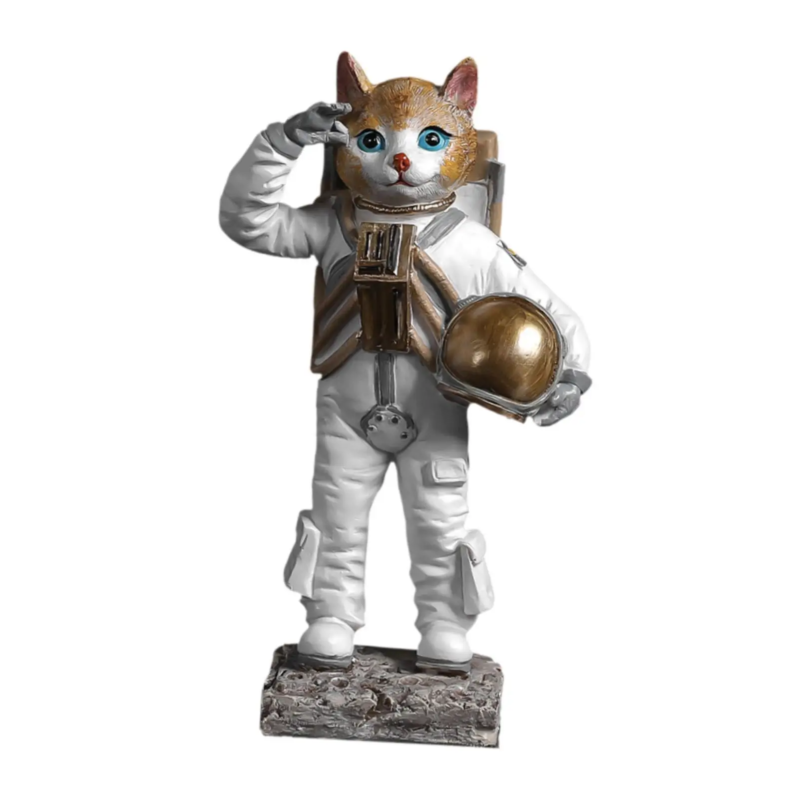 Cat Astronaut Statue Theme Creative Table Centerpiece for Bedroom Home Decor