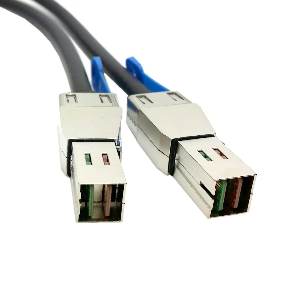 External Mini SAS HD SFF-8644 to Mini SAS High Density HD SFF-8644 Data Server Raid Copper Cable 50cm 12Gbps