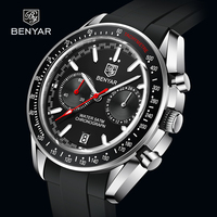 BENYAR Mens Watches Top Brand Luxury Quartz Watch For Men Chronograph Automatic Sports Waterproof Military Luminous Clock 2023