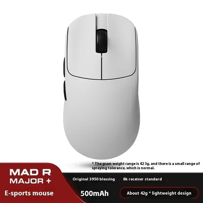 VGN MAD R MAJOR Gaming Mouse 8K PAW3950 Sensor Light Weight 36g Low Latency FPS Wireless Customize Mouse PC Gamer E-sports Gifts