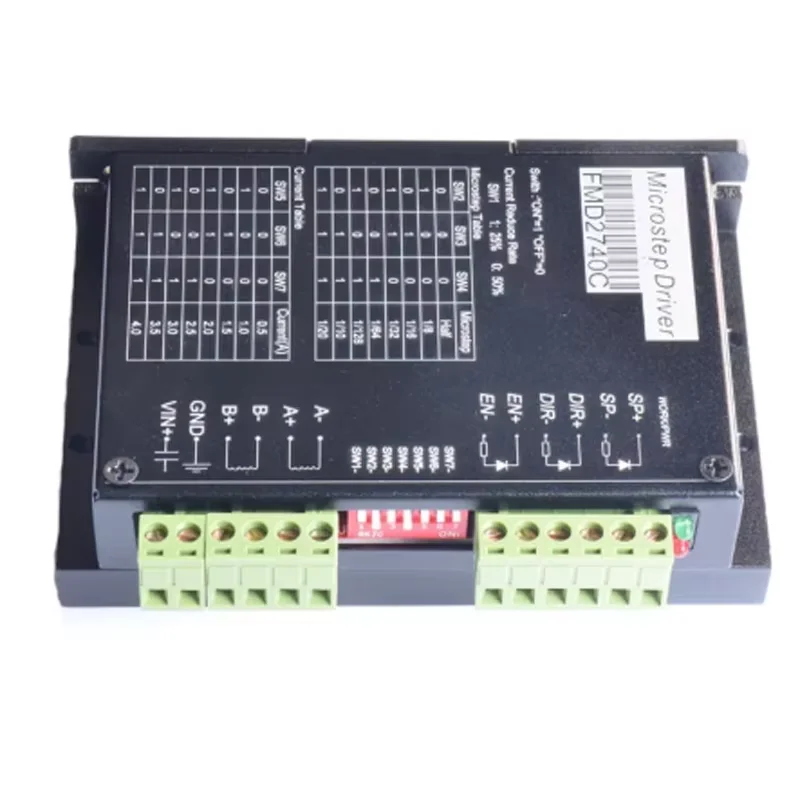 FMD2740C 2 Phase 50VDC /4A / 128 microstep CNC stepper motor driver for Nema17,23 stepper motor cnc router milling