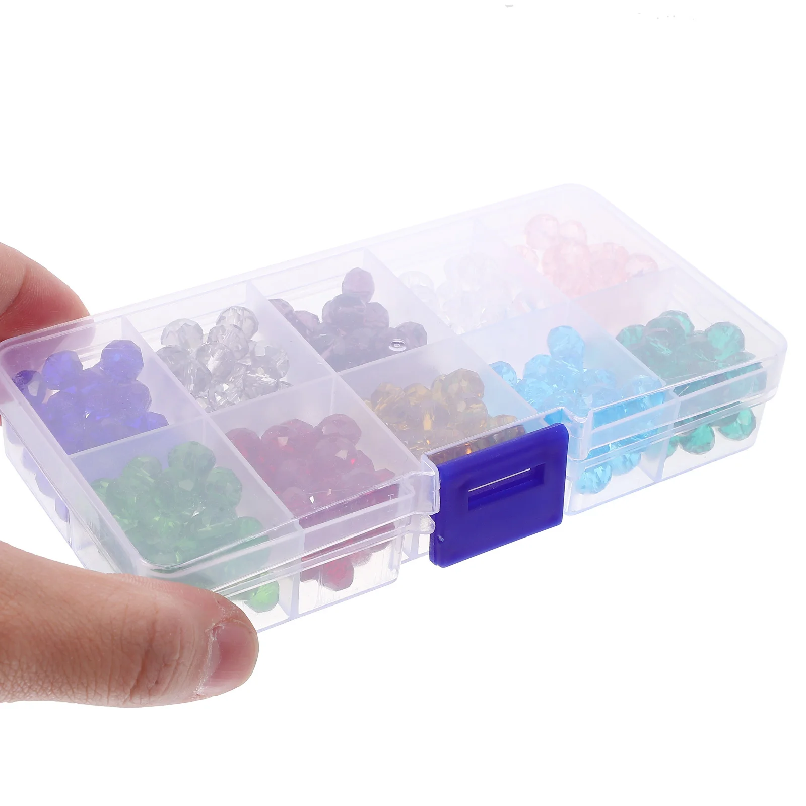 

Ювелирные бусины «сделай сам», плоские стеклянные бусины-разделители, разноцветные для ожерелья, браслета, серег, аксессуаров для рукоделия, бисероплетения