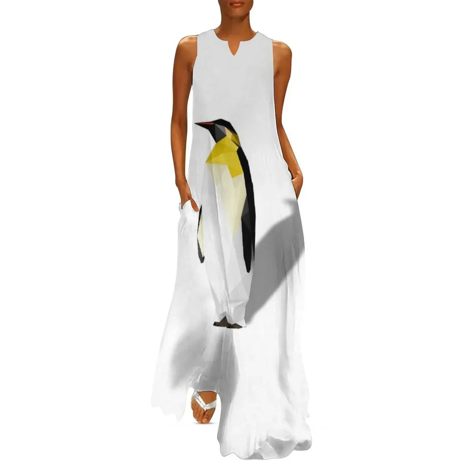 

Low Poly Penguin - Standalone Long Dress summer dress daily Casual dresses summer dresses womens 2025 Woman fashion Dress