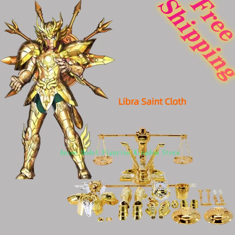 

НОВИНКА в наличии: Фигурки Saint Seiya Myth Cloth EX Gold Libra, в форме доспехов, с подставкой, стандартные цветные фигурки-игрушки
