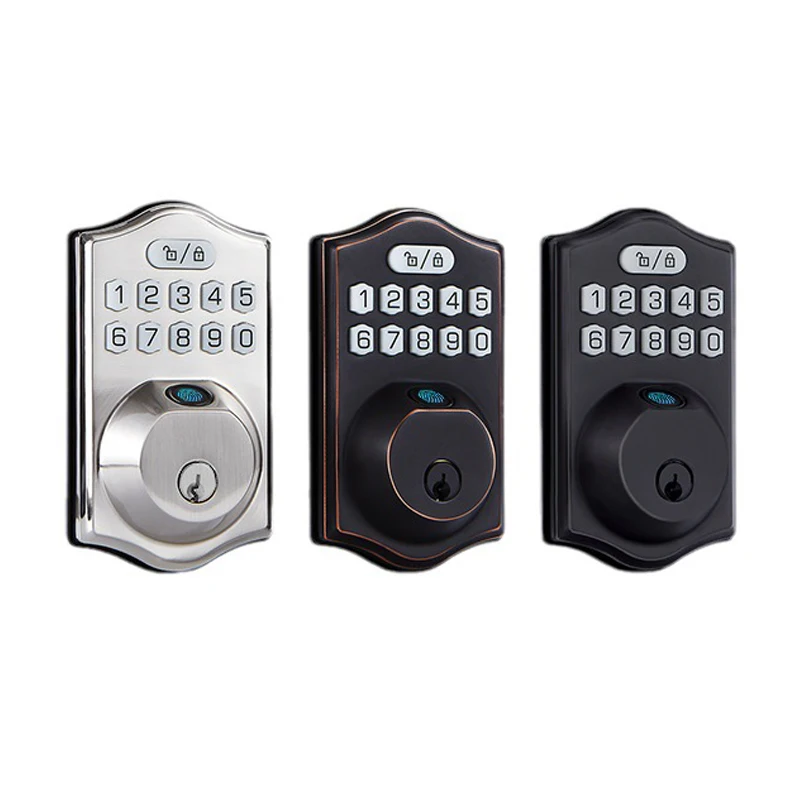 Fingerprint Door Locks Keyless Entry Door Locks Electronic Keypad Door Locks Biometric Smart Locks Anti-Peeping Passwords Locks