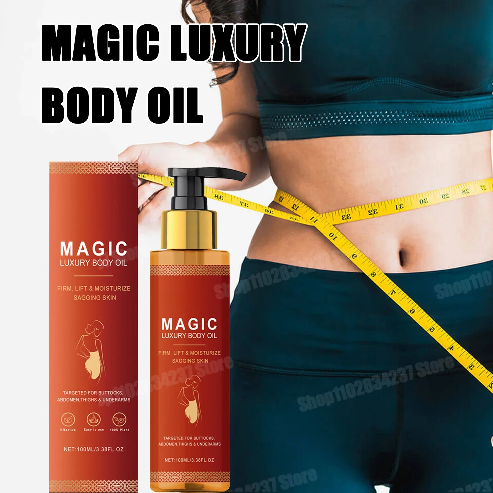 

Волшебное роскошное укрепляющее масло для тела Глубокое увлажнение Подтяжка Улучшение провисания Эластичность кожи Питательный уход