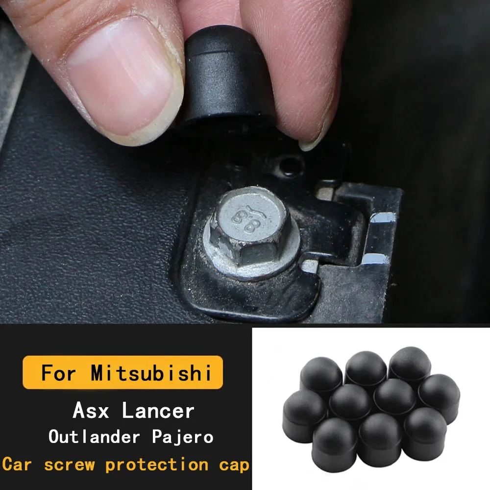 

20 шт./компл., аксессуары для салона автомобиля, универсальная автоматическая защитная крышка для винтов для Mitsubishi Asx Lancer Outlander Pajero, автомобильный Стайлинг