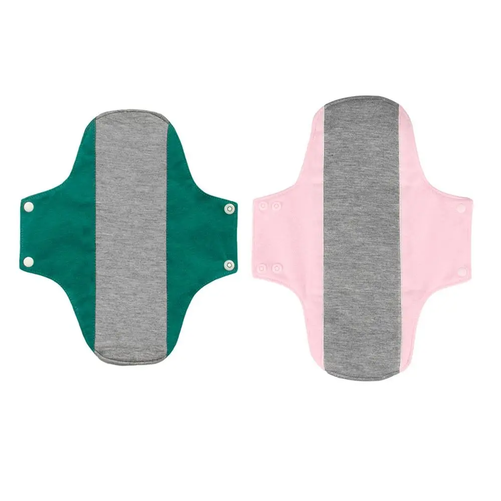 3 pezzi riutilizzabili assorbenti mestruali in grafene morbido lavabile assorbente sanitario traspirante di grande capacità per le donne notte