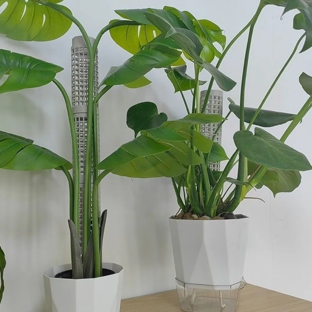 2pcs Durable Plastic Moss Pole Easy Assembly Combinable Plant Fixed Bracket Vine Climbing Column Indoor Plants