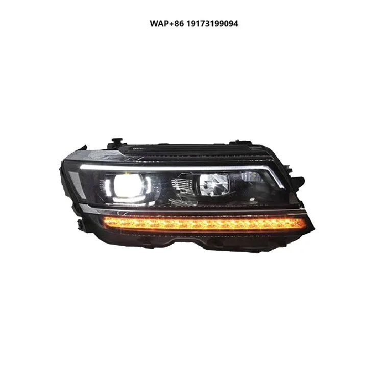 

Car Accessories Plug and Play Modified Headlamp LED High Low Beam Front Lights Headlights for VW Tiguan 2017-2021