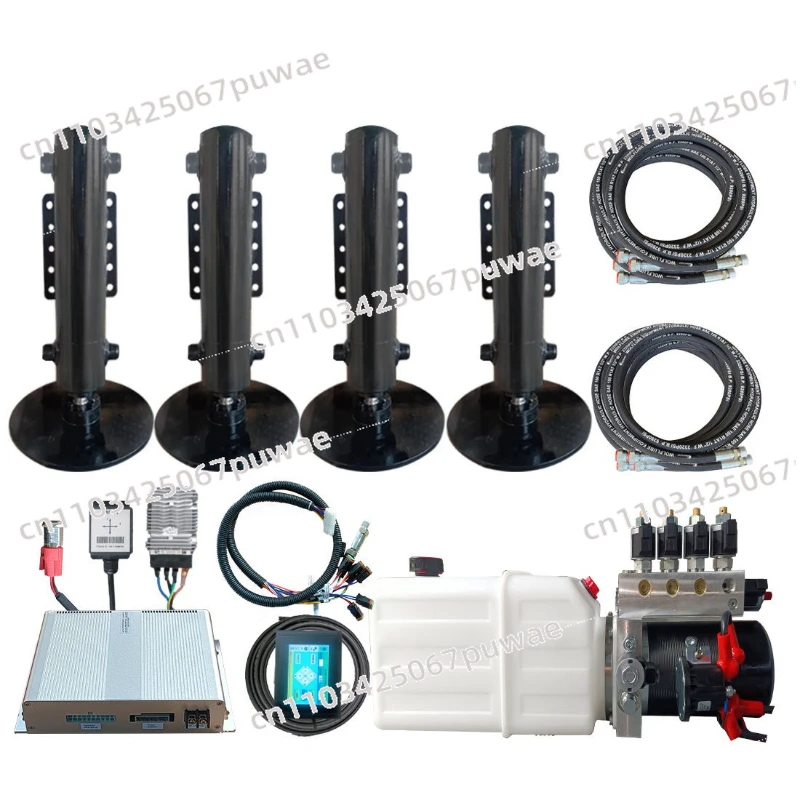 Electric Jacks for Vehicle Stability and Ease of Use Motorhome 12V Hydraulic Leveling System Auto