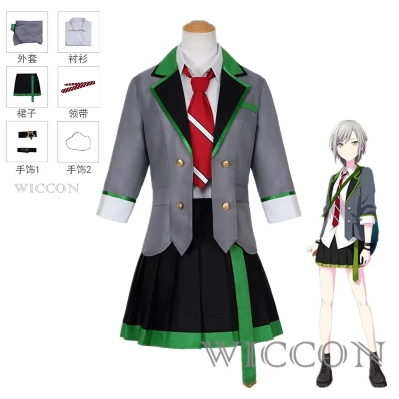 Proyecto Sekai escenario colorido Leo necesita Mochizuki Honami Tenma Saki Hinomori Shiho Hoshino Ichika Cosplay disfraz PJSK Wigc;3.k'6;