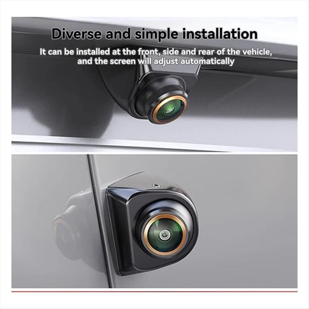 #66M (Plastic)AHD 1920x1080P Car Rear View Camera 170°,Electronics Accessories