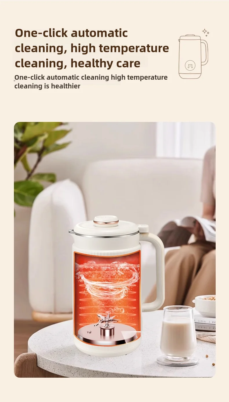 sojamelkmachine muurbreker huishoudelijk volautomatisch nieuw multifunctioneel mini stille nutmikshake machine nutmixerm