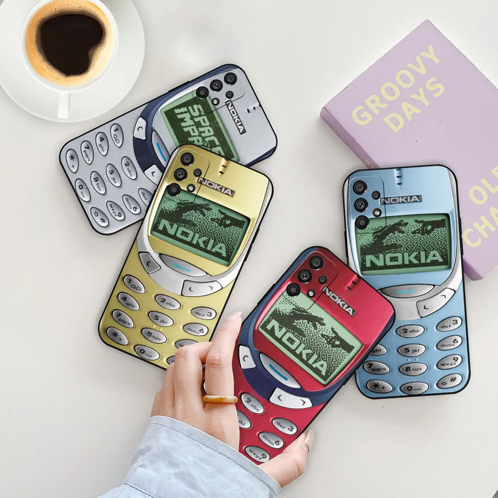 

Retro Classic N-Nokia Phone Case For Samsung A90 A80 A73 A72 A71 A70 A60 A55 A54 A53 A52 S A51 A50 A42 A35 A34 A33 A32 A31 Cover