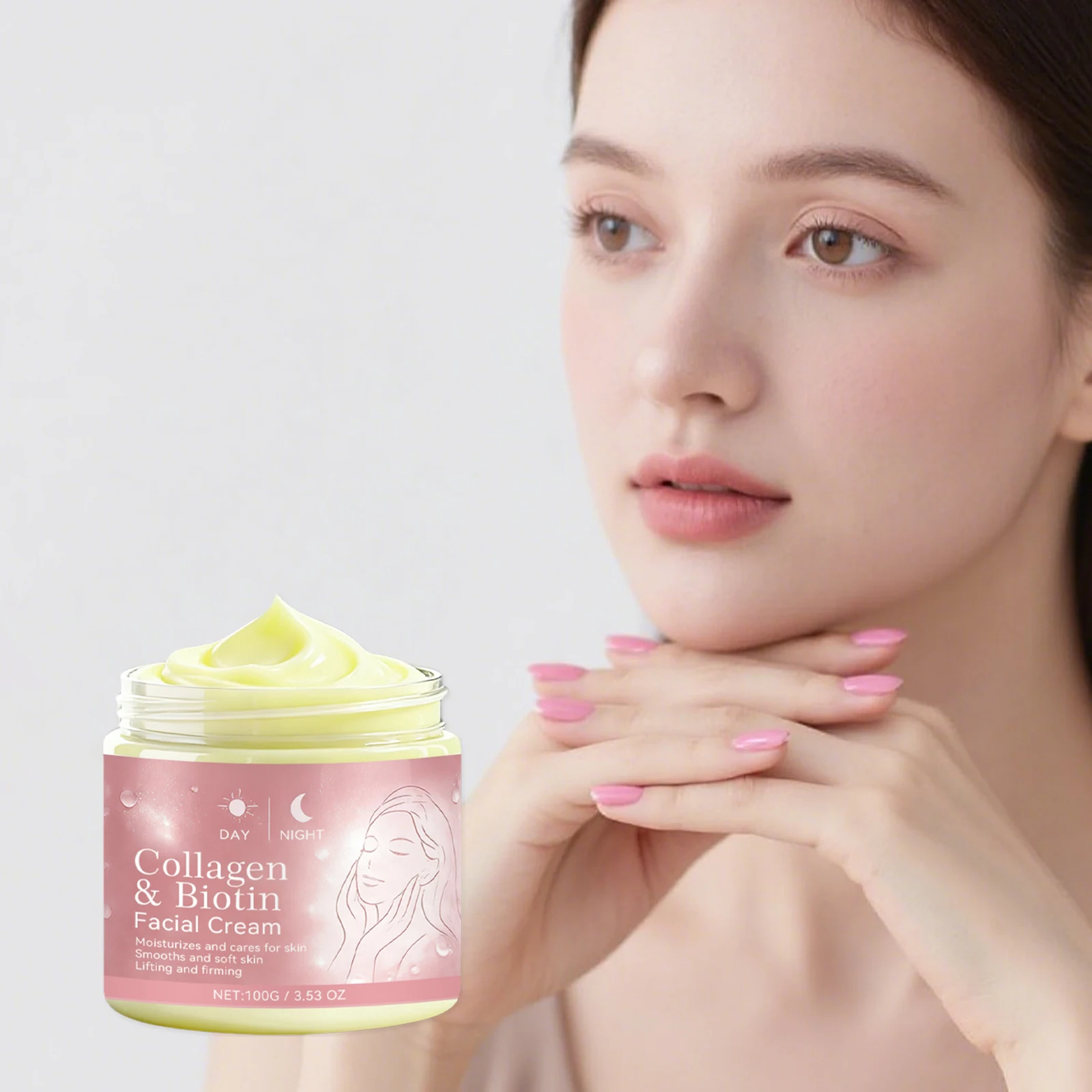 

Collagen & Biotin Day & Night Cream – Hydrating, nourishing, softening daily cream