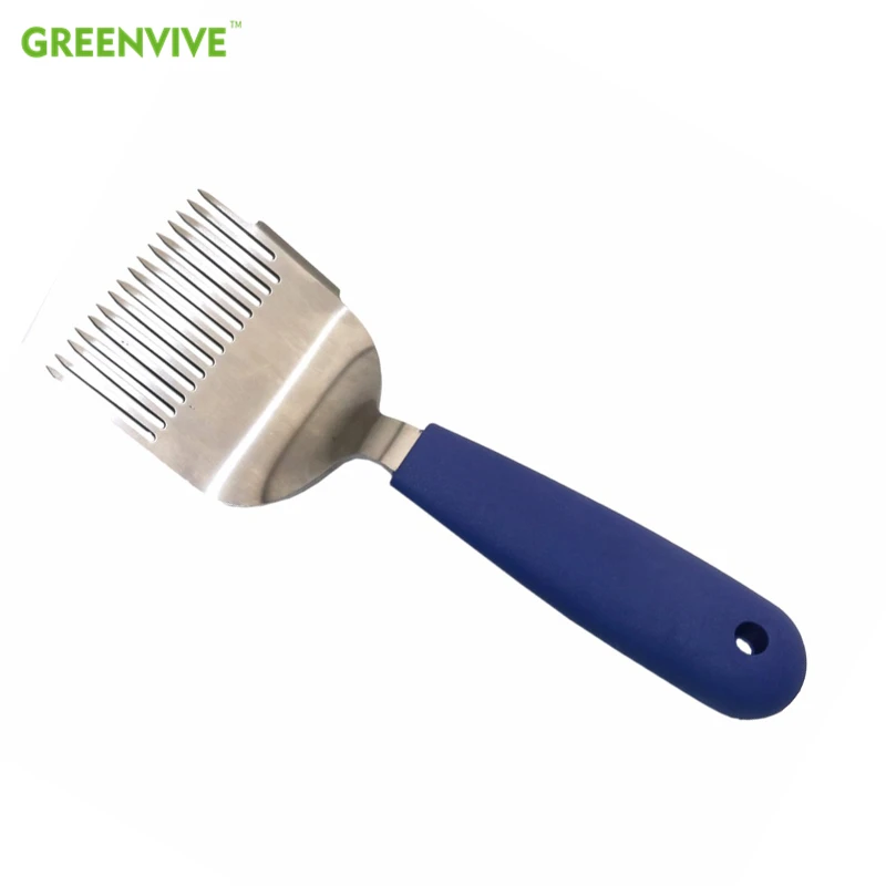 

Beekeeping Tools Uncapping Fork Rubber Handle Honey Cutter Scraper Beehive Shovel Scratcher Knife Equipment Beekeeper Honeycomb