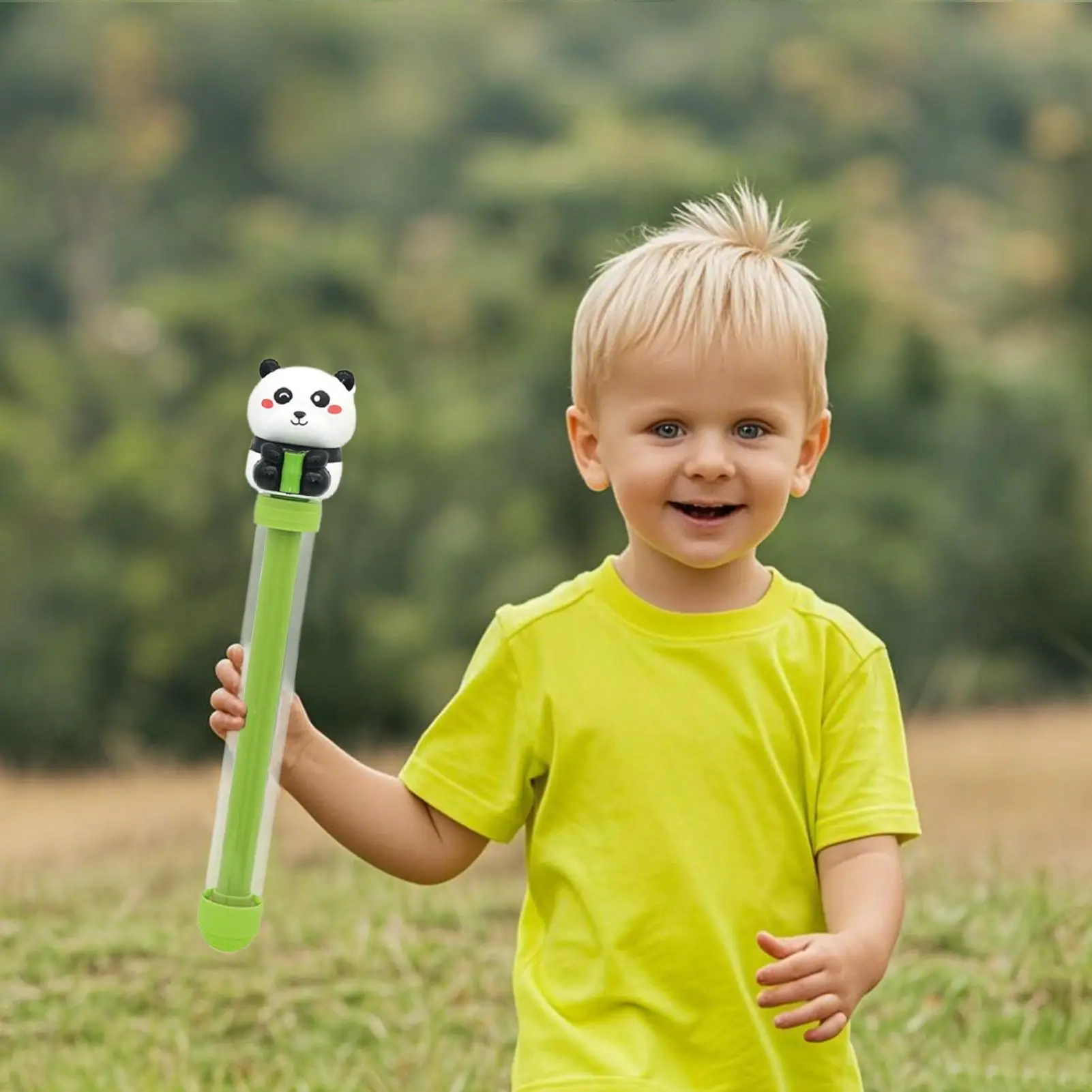 Juguete de pulverización de agua para fuegos artificiales, rociador de agua extraíble con Panda y capibara para parejas, recarga rápida, juegos de playa reutilizables, actividades de verano