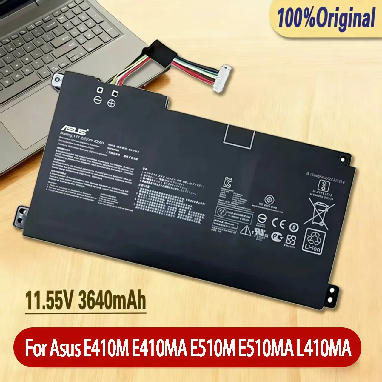 

100% original Asus E410M E410MA E510M E510MA L410MA C31 B31N1912 battery