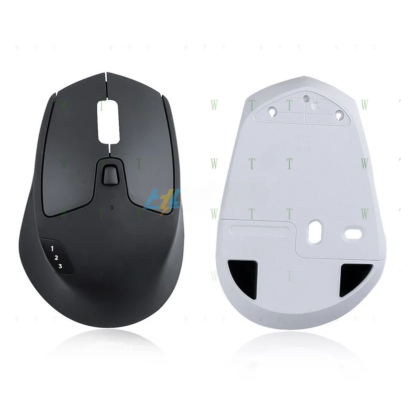 

TT Top Shell battery Cover Bottom Case wheel for Logitech M720 Triathalon Mouse
