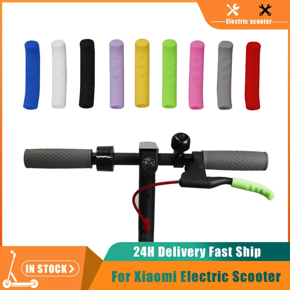 Handle Brake Lever for Xiaomi M365 1S Pro 2 Electric Scooter Grips Protectors Anti-Skid Brake Handle Cover Silicone Sleeve Parts