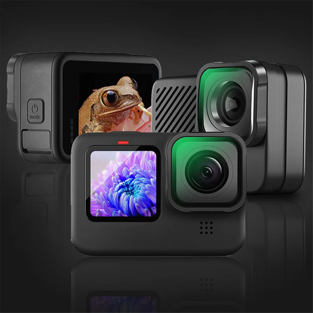 عدسة ماكرو ABJG-15X لكاميرا Hero الرياضية، فلتر قريب مضاد للانعكاس، طلاء متعدد الطبقات عالي الدقة