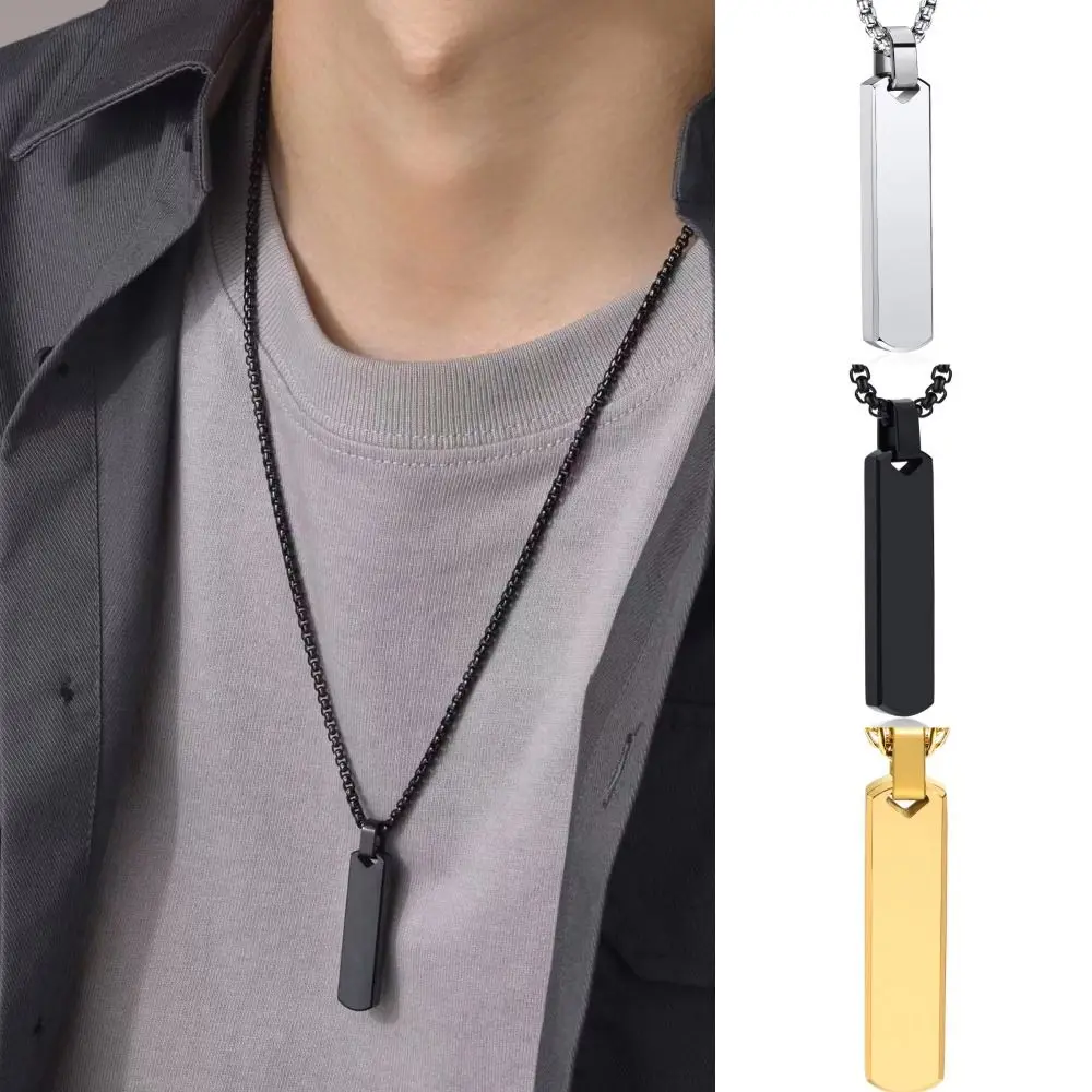 Fashion Customized Pendant All-match Stainless Steel Punk Choker Accessory Hip Hop Gift