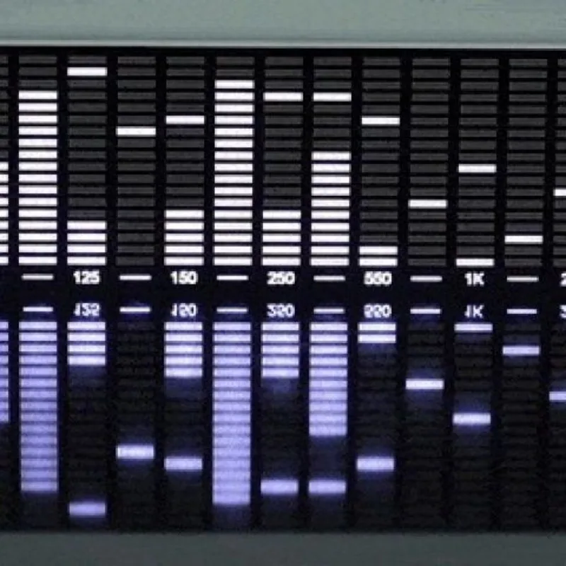 White Glow Tube Desk Rhythm Lamp Audio Music Spectrum Light Decoration Boyfriend Gift Sound Pickup Atmosphere LED