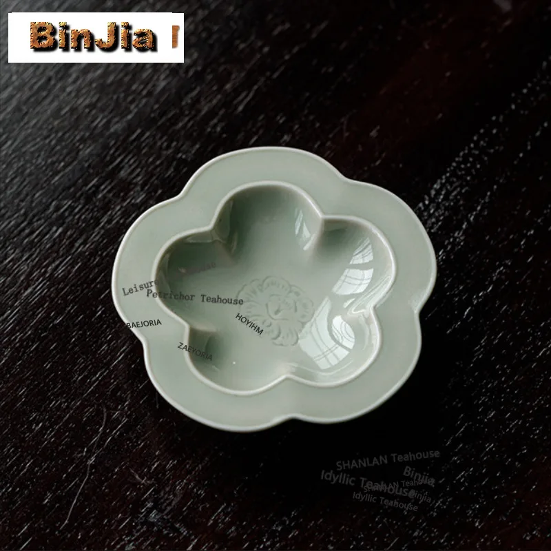 BAEJORIA Banana Moonlight Plum Blossom Coasters Elegant Cup Mat For Coffee Cups Saucer Heat Insulation Placemats Cup Holder Cafe