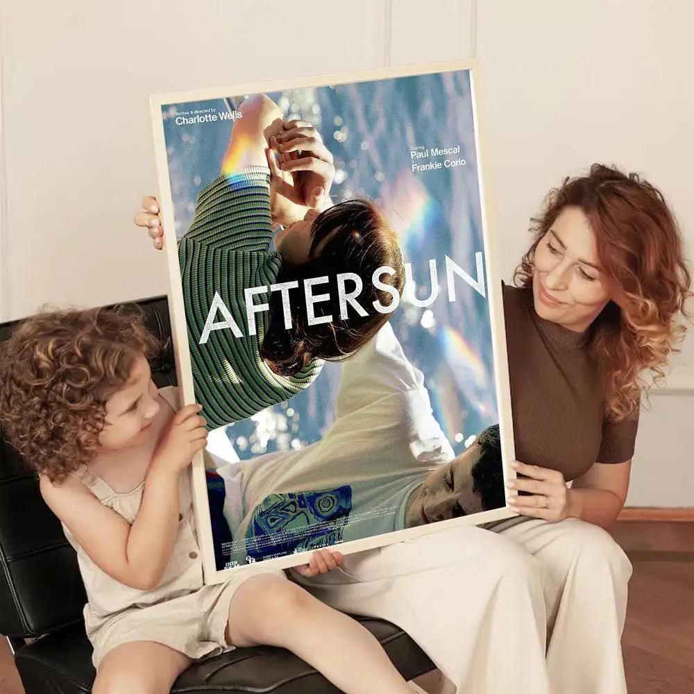 Aftersun 2022 Movie High Scores Healing Film Movie Sticky Posters Kraft Paper Sticker Room Bar Cafe Aesthetic Art Wall Painting