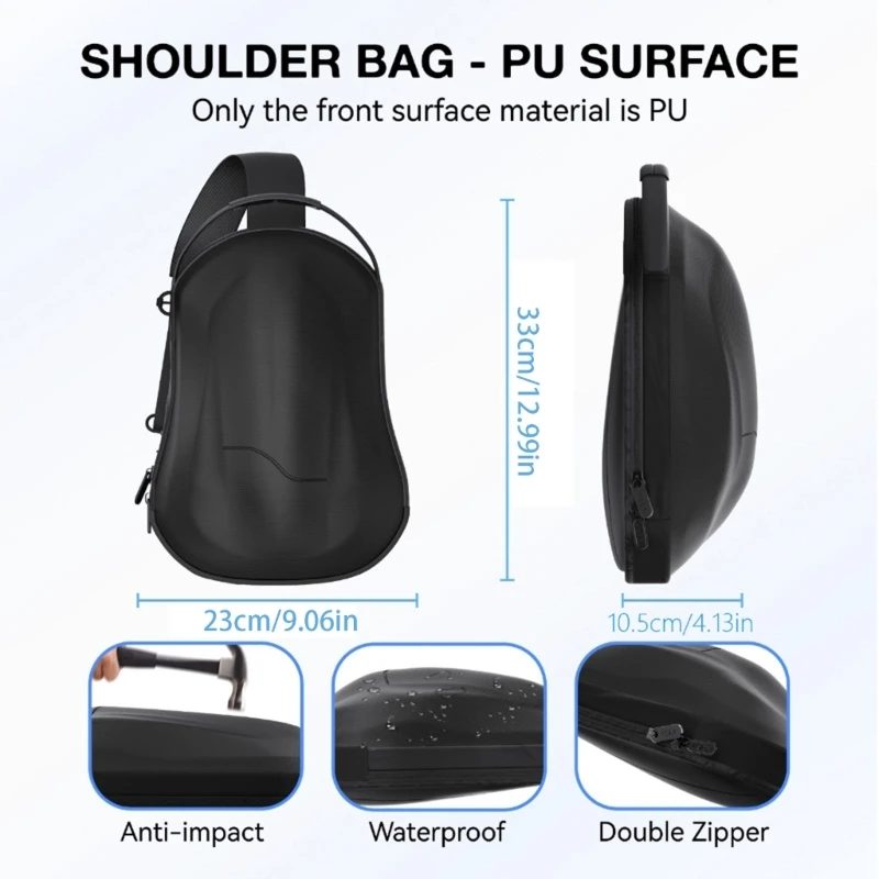 Caja portátil viaje con estuche transporte hombro para 4 Glass