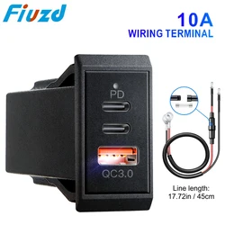 12V USB Car Charger Socket power outlet Automobile Charger Car Phone Charger Adapter Car QC3.0 Fast Charger for 12V/24V Truck RV