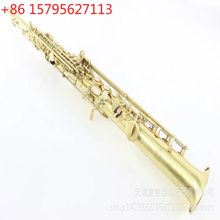 

Оптовая продажа MSS-500LG B-плоская встроенная трубка тройной саксофонный инструмент специальный матовый матовый матовый