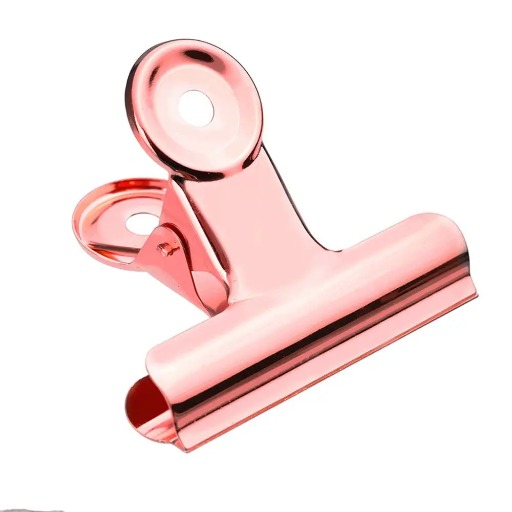 

Multicolor Bookmark Clips Student Stationery Memo Clip Photo Holder Ticket Clamp Paper Clips Round Metal Clamp Binder Clip